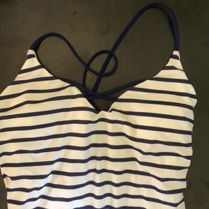 Lands end one piece nautical suit